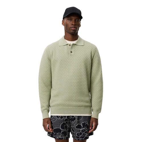 Les Deux Billy Weave Knitted LS Polo